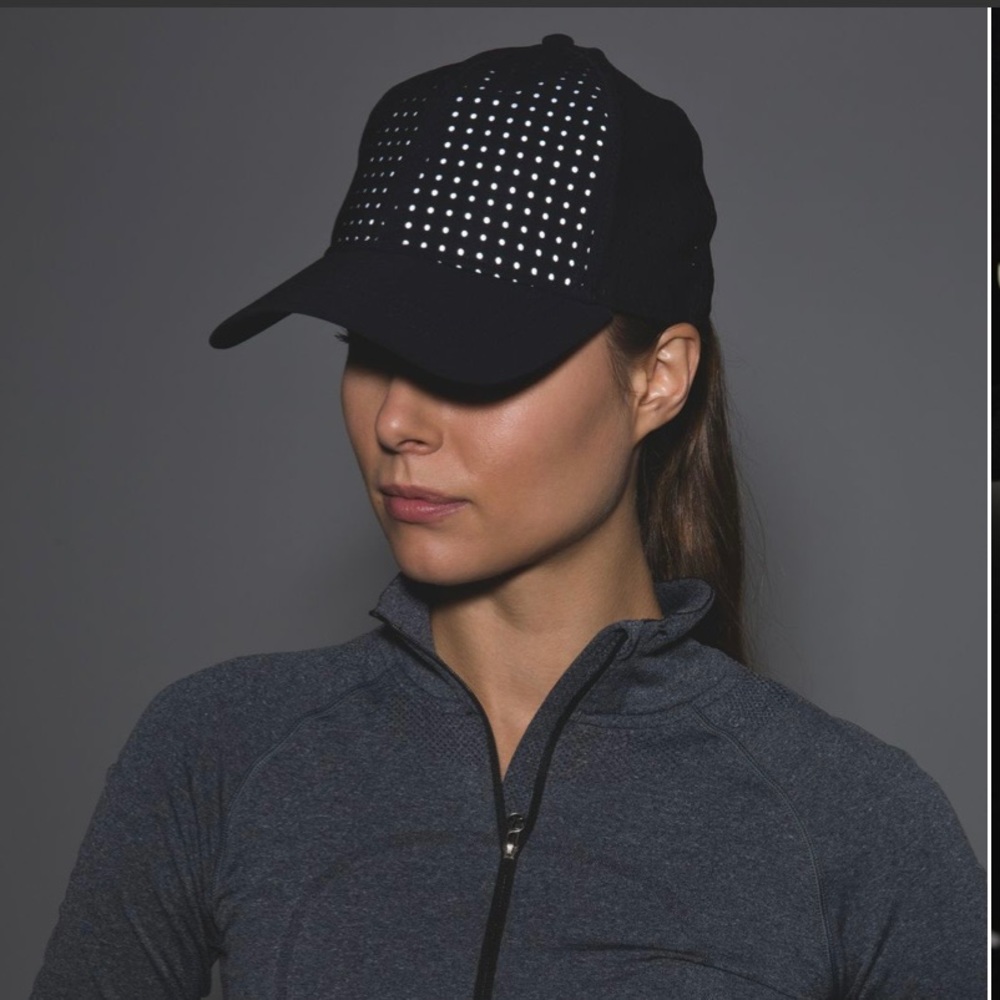 Lululemon Black Perforated Baller Hat